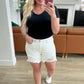 Jessie High Rise Rigid Magic Cutoff Shorts Womens Denim Shorts   