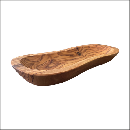 Mediterranean Olive Wood Multi-Purpose Bowl Olive Wood Bowl   