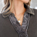 Moonstone Mineral Wash Pullover