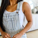 Railroad Stripe Overalls