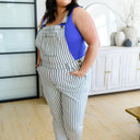 Railroad Stripe Overalls