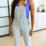 Railroad Stripe Overalls