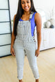 Railroad Stripe Overalls Womens   