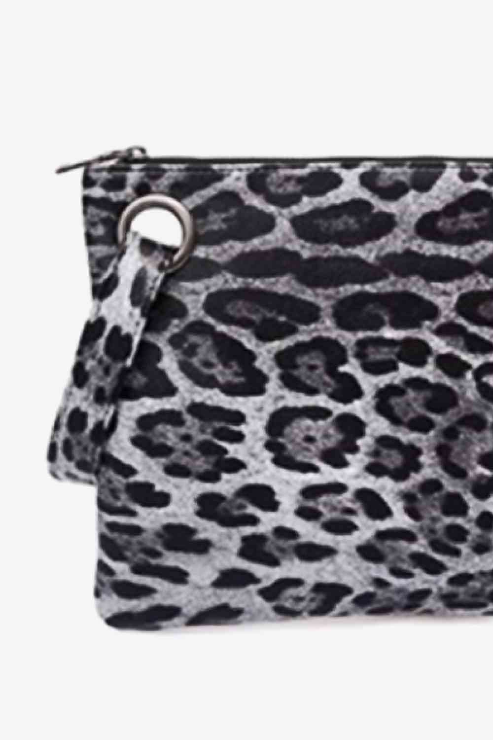 Leopard PU Leather Clutch Clutch   