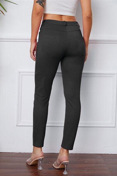 StretchyStitch Pants by Basic Bae - Three Mad Hatters Mercantile 