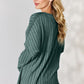 Basic Bae Full Size Ribbed Half Button Long Sleeve T-Shirt Womens Long Sleeve Shirt   