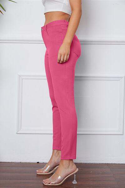 StretchyStitch Pants by Basic Bae - Three Mad Hatters Mercantile 