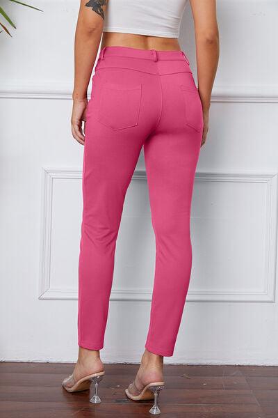 StretchyStitch Pants by Basic Bae - Three Mad Hatters Mercantile 