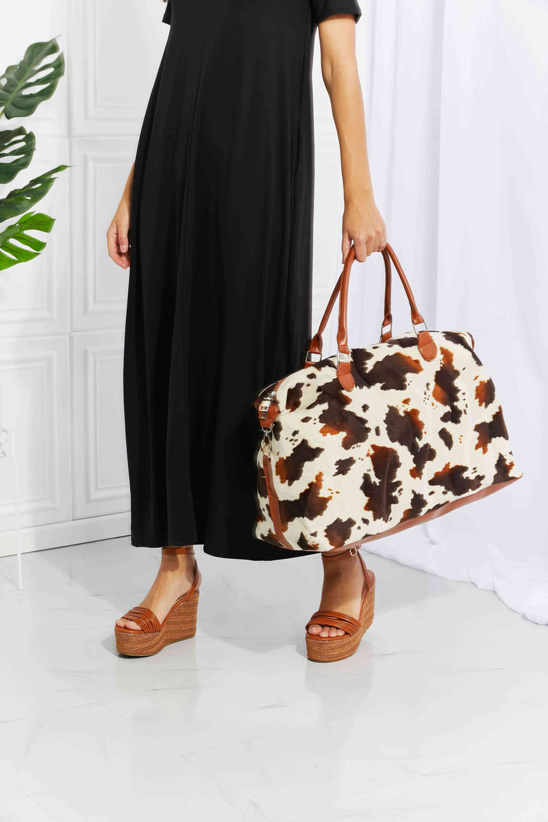 Animal Print Plush Weekender Bag Weekender Bag   