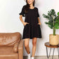 Double Take V-Neck Flounce Sleeve Tiered Dress Womens Tiered Dress   