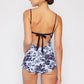 Marina West Swim Côte d'Azur Ruffle Trim One-Piece Swimsuit Womens Swimsuit   