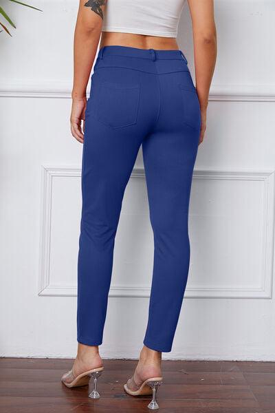 StretchyStitch Pants by Basic Bae - Three Mad Hatters Mercantile 