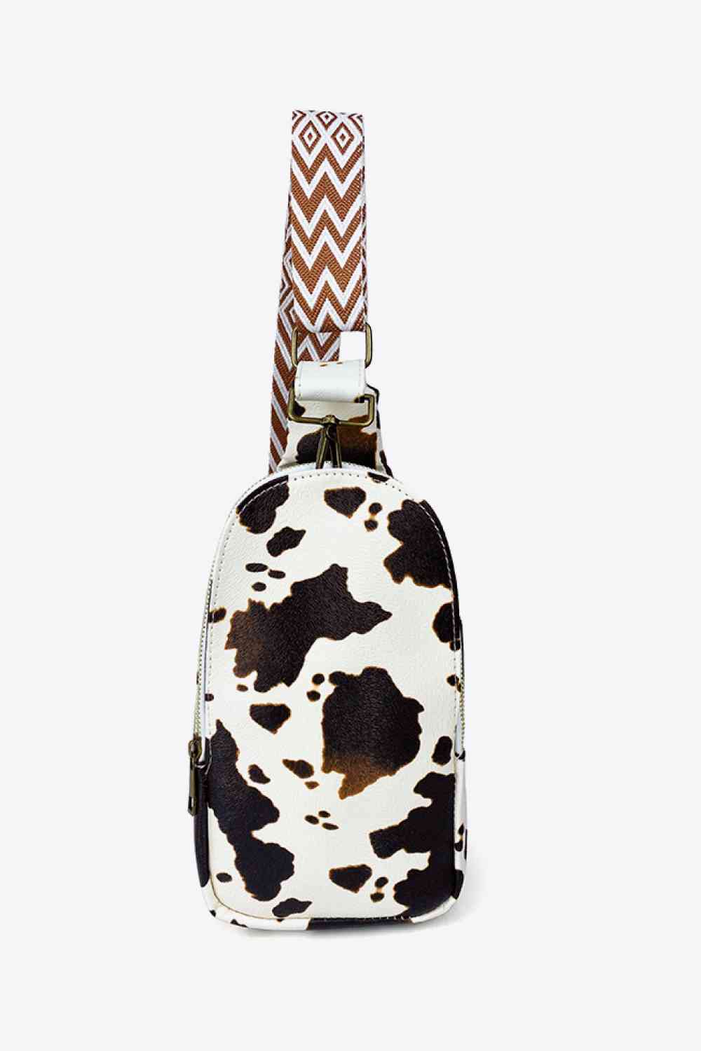 Printed PU Leather Sling Bag Sling Bag Cow One Size 