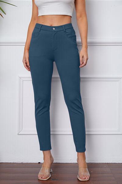 StretchyStitch Pants by Basic Bae - Three Mad Hatters Mercantile 