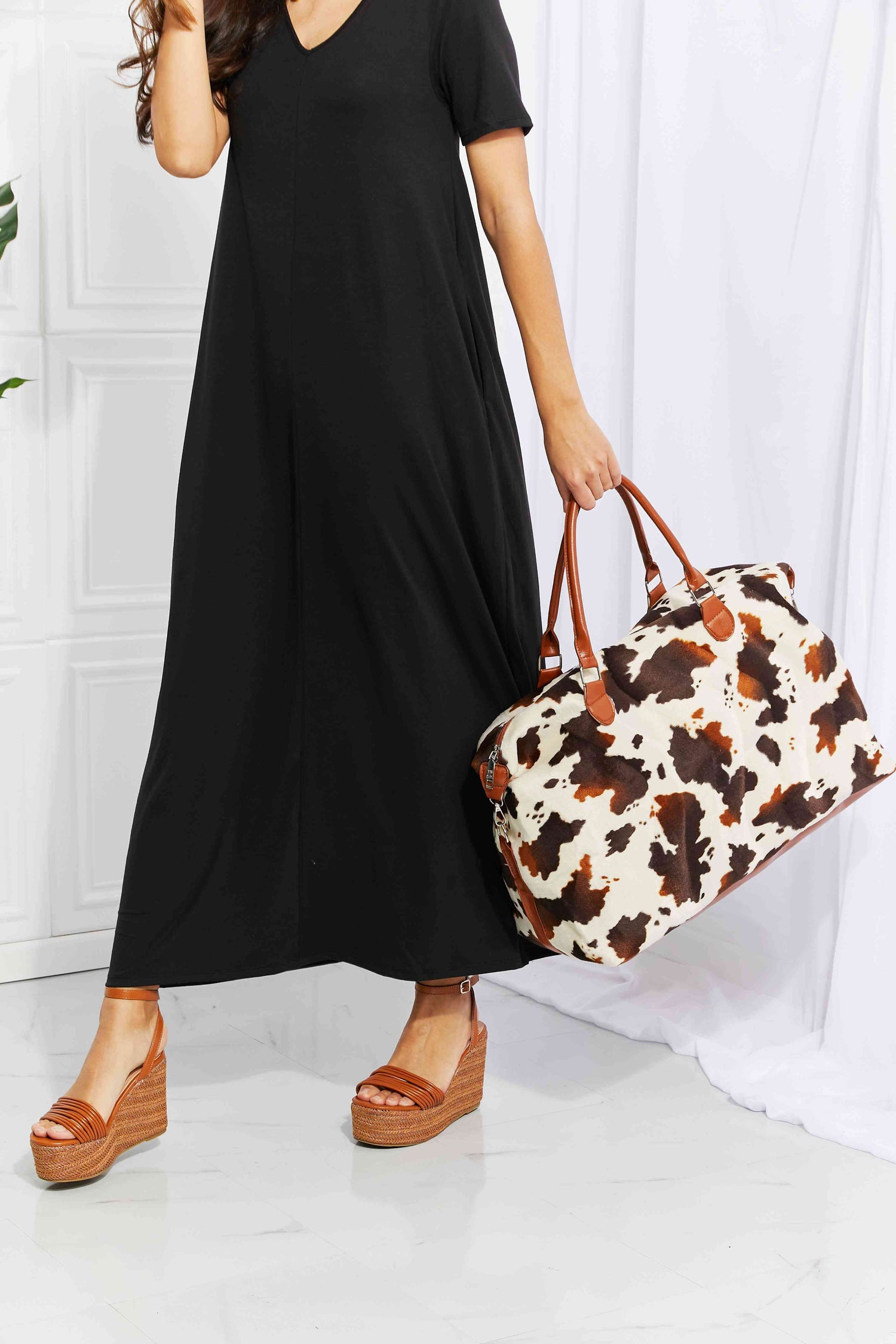 Animal Print Plush Weekender Bag Weekender Bag   