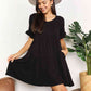 Double Take V-Neck Flounce Sleeve Tiered Dress Womens Tiered Dress   
