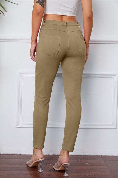 StretchyStitch Pants by Basic Bae - Three Mad Hatters Mercantile 
