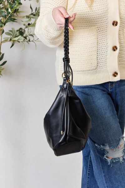 SHOMICO Braided Strap Shoulder Bag    