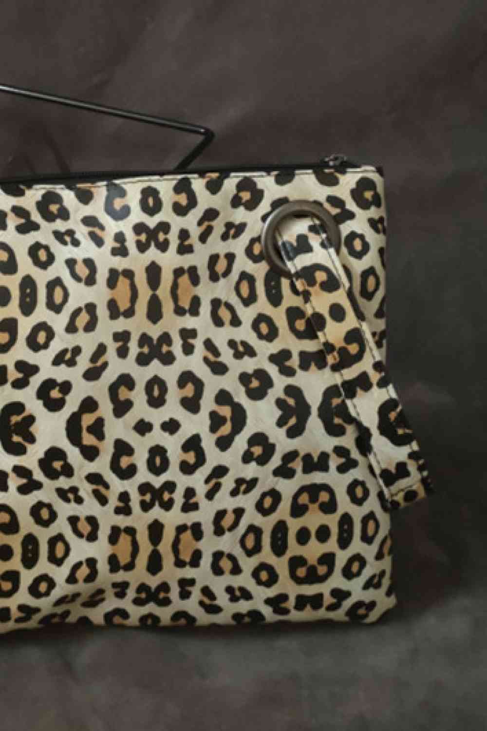 Leopard PU Leather Clutch Clutch   