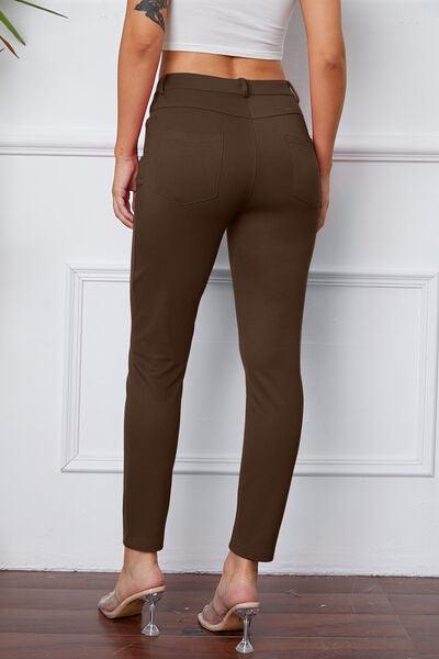 StretchyStitch Pants by Basic Bae - Three Mad Hatters Mercantile 