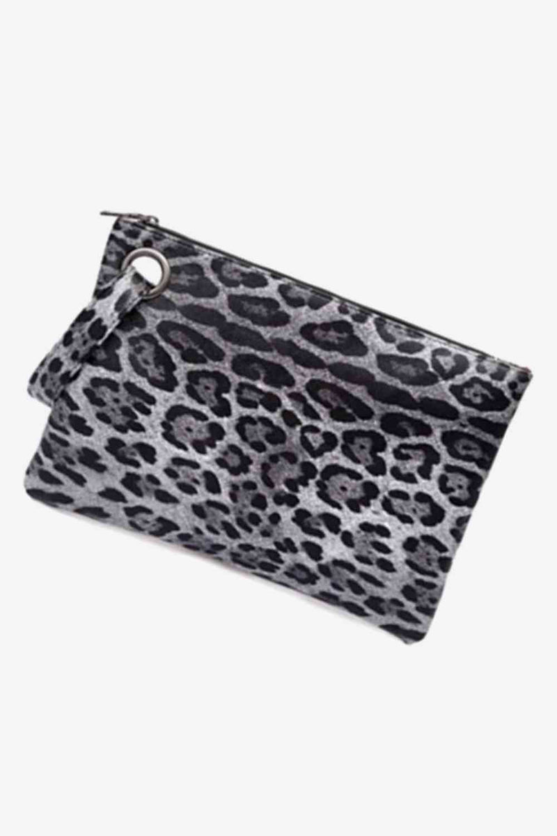 Leopard PU Leather Clutch Clutch   