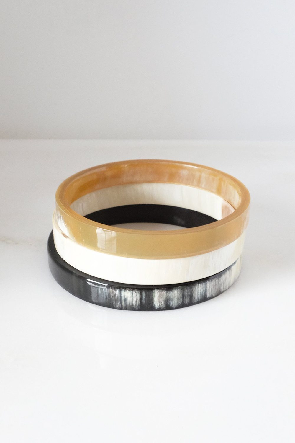 Tron Buffalo Horn Minimalist Bangle Bracelet (1pc) Bracelet   