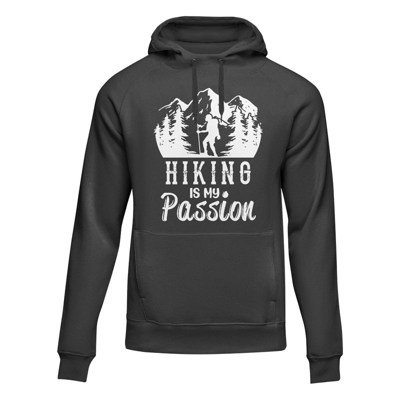 Hiking Is My Passion Adult Fleece Hooded Sweatshirt Mens Hoodie   