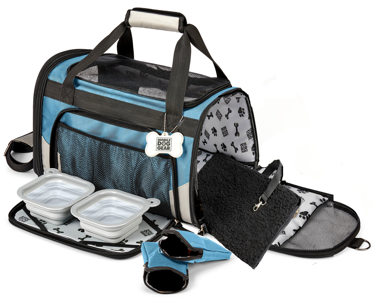 Mobile Dog Gear Pet Carrier Plus Pet Carrier Gear Kit   