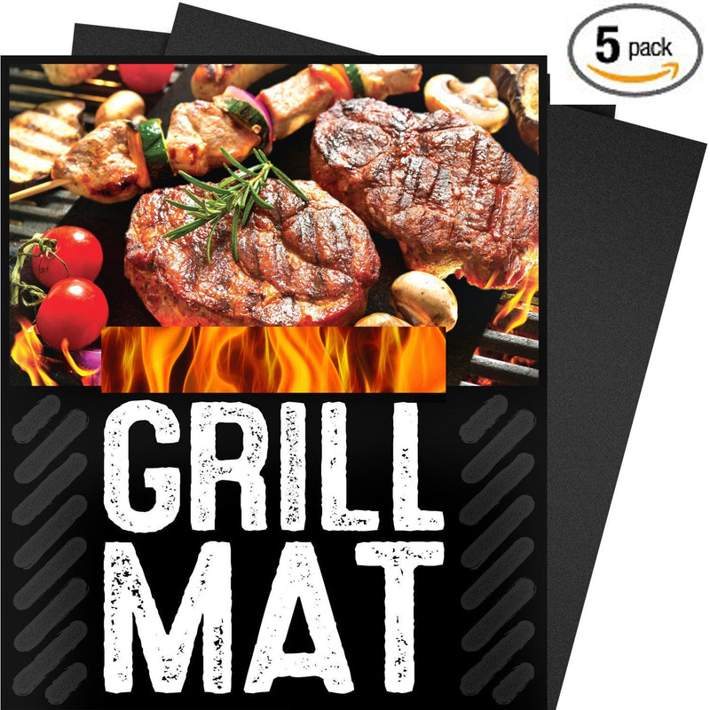 BBQ Grill Sheets Mat, 5 Pieces Grill Mats   