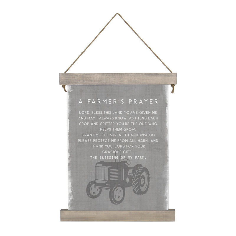 Farmers Prayer Hanging Canvas Hanging Canvas Wall Art   