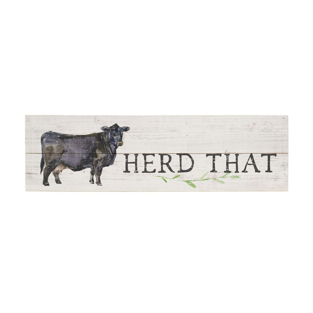 Herd That Wood Sign - Three Mad Hatters Mercantile 