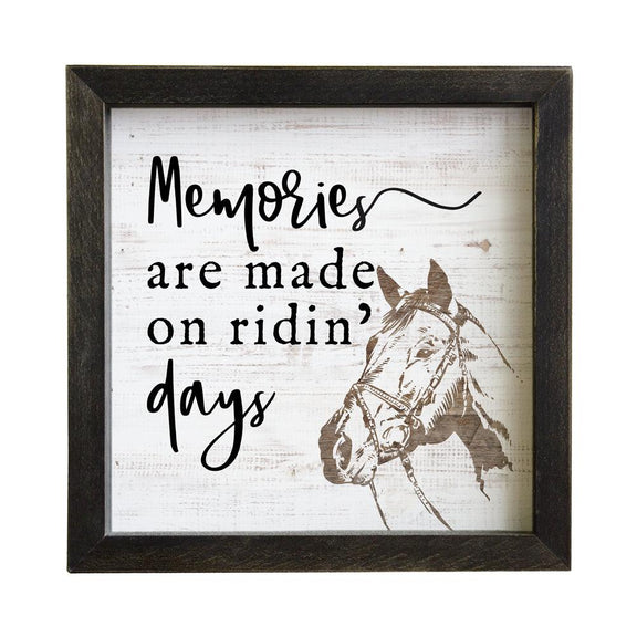 Memories Sign - Three Mad Hatters Mercantile 