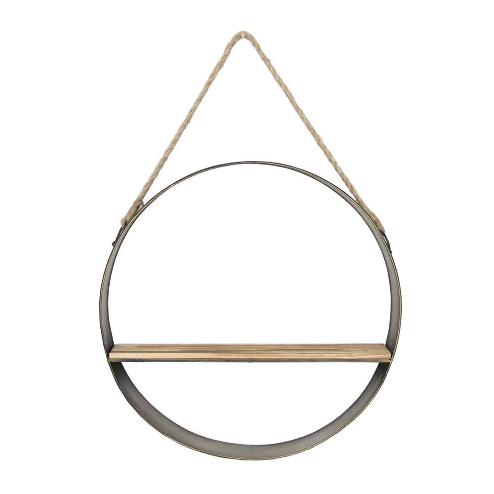 Metal Rope Shelf - Three Mad Hatters Mercantile 