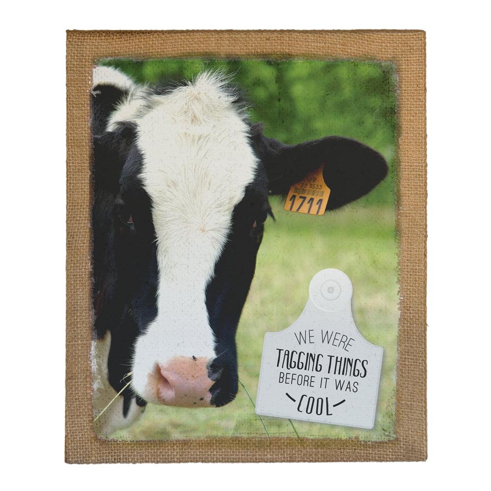 Tagging Things - Holstein Canvas - Three Mad Hatters Mercantile 