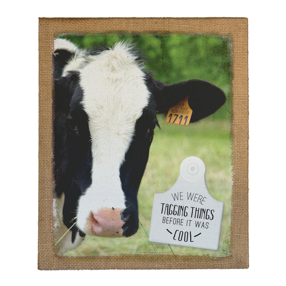 Tagging Things - Holstein Canvas Canvas Print   